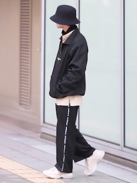 「GUCCI（グッチ）のアイテム（シューズ）」を使った、心さん（メンズ・164cm）の冬コーディネート