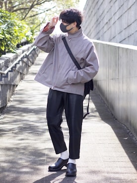「ADER error（アーダーエラー）のアイテム」を使った、心さん（メンズ・164cm）の春コーディネート