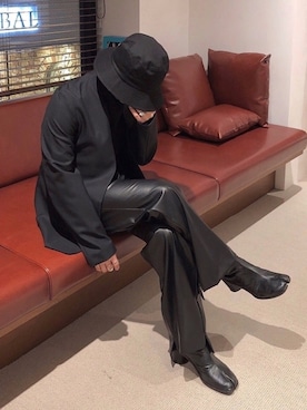 「INTER FACTORY（インターファクトリー）のアイテム（帽子）」を使った、心さん（メンズ・164cm）の春コーディネート