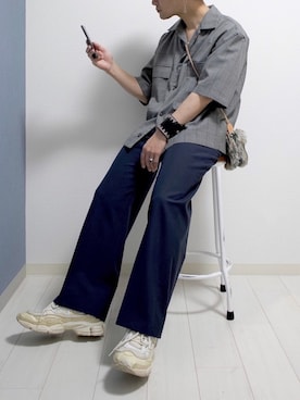 「WEGO（ウィゴー）のアイテム（帽子）」を使った、心さん（メンズ・164cm）の春コーディネート
