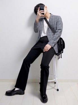 「ADER error（アーダーエラー）のアイテム」を使った、心さん（メンズ・164cm）の春コーディネート