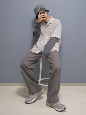 「CONVERSE（コンバース）のアイテム（トップス）」を使った、心さん（メンズ・164cm）の春コーディネート