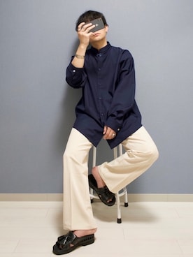 「SHIPS」｜「アイテム（その他）」を使った、心さん（メンズ・164cm）の春コーディネート