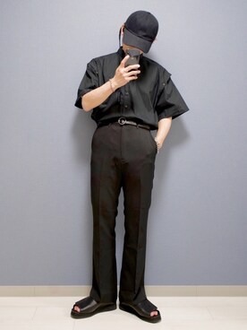 「Neutralcolor（ニュートラルカラー）のアイテム」を使った、心さん（メンズ・164cm）の夏コーディネート