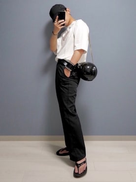 「G.O.C（ジーオーシー）のアイテム」を使った、心さん（メンズ・164cm）の夏コーディネート