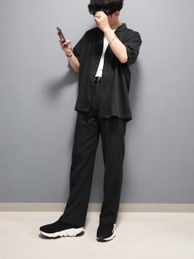 「G.O.C（ジーオーシー）のアイテム」を使った、心さん（メンズ・164cm）の夏コーディネート