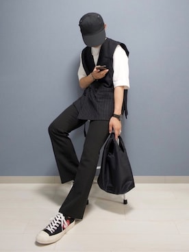 「shiyoh」｜「アイテム（アクセサリー）」を使った、心さん（メンズ・164cm）の夏コーディネート