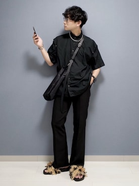 「shiyoh」｜「アイテム（アクセサリー）」を使った、心さん（メンズ・164cm）の夏コーディネート