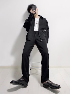 「MARTINE ROSE（マーティンローズ）のアイテム」を使った、心さん（メンズ・164cm）の夏コーディネート