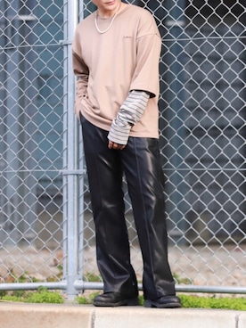 「Paraboot（パラブーツ）の【Paraboot】CHAMBORD　パラブーツ　シャンボード（ドレスシューズ）」を使った、心さん（メンズ・164cm）の秋コーディネート