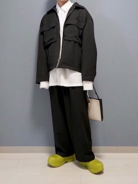 「ラバーブーツ」｜心さん（メンズ・164cm）の秋コーディネート