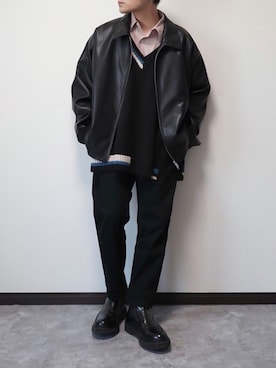 心さん（メンズ・164cm）の冬コーディネート