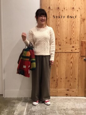 coen 徳永さん（レディース・165cm）の秋コーディネート