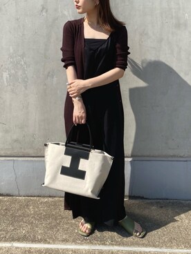 「UNIQLO（ユニクロ）のアイテム（ワンピース/ドレス）」を使った、hinakoさん（レディース・150cm）の春コーディネート