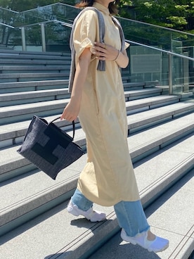 「STYLENANDA（スタイルナンダ）のアイテム（ワンピース）」を使った、hinakoさん（レディース・150cm）の春コーディネート