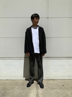 「コーディネート」｜「アイテム（ブルゾン）」を使った、ptmaegaitoさん（メンズ・180cm）の秋コーディネート
