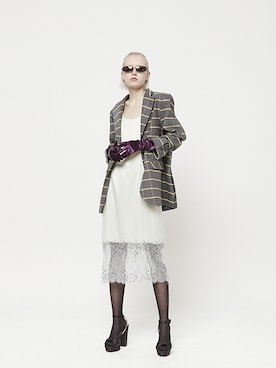「blazer」｜「アイテム（その他アウター）」を使った、CLIFさん（レディース・171cm）の夏コーディネート