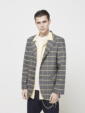 「アイテム（その他アウター、その他）」を使った、CLIFさん（メンズ・185cm）の夏コーディネート