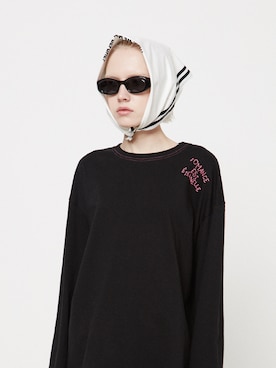 「アイテム（マフラー）」を使った、CLIFさん（レディース・171cm）の夏コーディネート