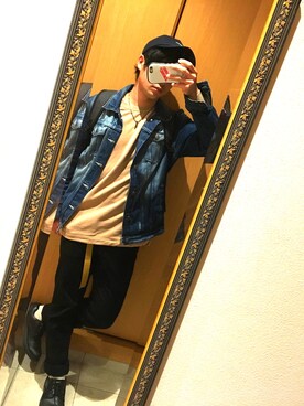 Goenji@相互フォローさん（メンズ・171cm）の春コーディネート