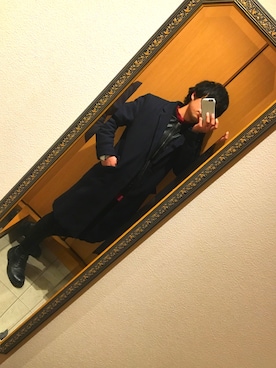 「JUNMEN（ジュンメン）のアイテム（トップス）」を使った、Goenji@相互フォローさん（メンズ・171cm）の冬コーディネート