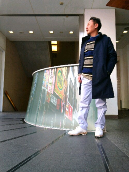 トミー｜Norwegian Rainのステンカラーコートを使ったコーディネート WEAR