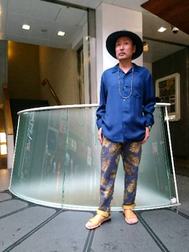 「SCOTCH & SODA（スコッチ アンド ソーダ）のアイテム」を使った、トミーさん（メンズ・165cm）の夏コーディネート