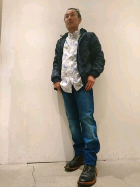「uncut bound」｜「アイテム（ジャケット/アウター）」を使った、トミーさん（メンズ・165cm）の秋コーディネート