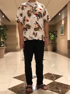 「s'yte（サイト）のアイテム（アクセサリー）」を使った、僕の趣味Channelさん（メンズ・178cm）の夏コーディネート