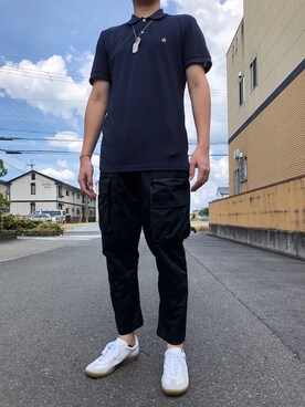 「BEAMS（ビームス）のアイテム（バングル/リストバンド）」を使った、僕の趣味Channelさん（メンズ・178cm）の夏コーディネート