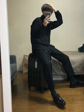 「Johnbull Private labo（ジョンブルプライベートラボ）のアイテム（その他アウター）」を使った、nao_kashさん（メンズ・168cm）の秋コーディネート