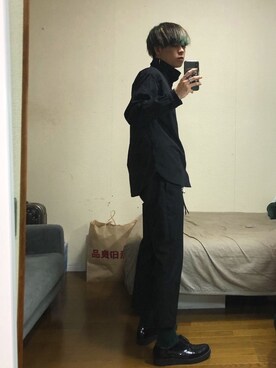 「Johnbull Private labo（ジョンブルプライベートラボ）のアイテム（その他アウター）」を使った、nao_kashさん（メンズ・168cm）の秋コーディネート