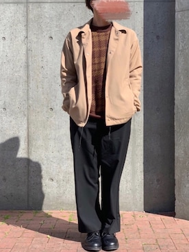 「平成最後のWEARISTAセンバツ」｜「アイテム（ナイロンジャケット）」を使った、 GENさん（メンズ・163cm）の春コーディネート