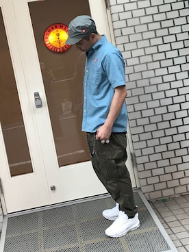 「HUMAN MADE（ヒューマンメード）のアイテム（その他）」を使った、Tomo Horsanさん（メンズ・174cm）の夏コーディネート