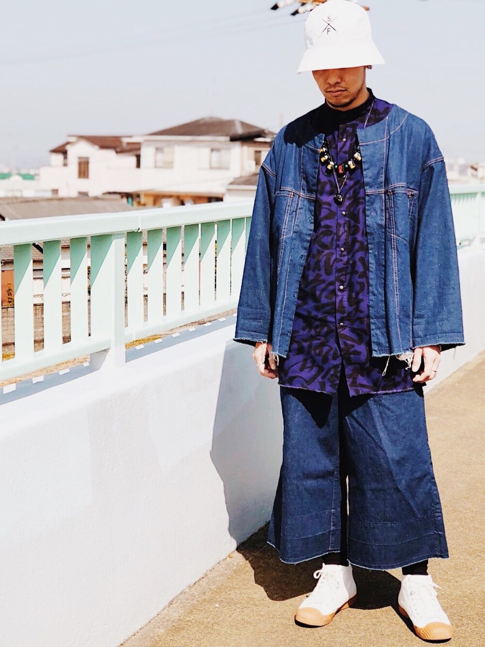 Sasquatchfabrix デニムジャケット デニムパンツ セットアップ