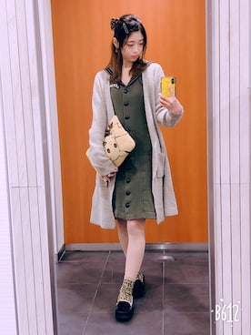 「アイテム（モカシン/デッキシューズ）」を使った、kihaさん（レディース・162cm）の秋コーディネート
