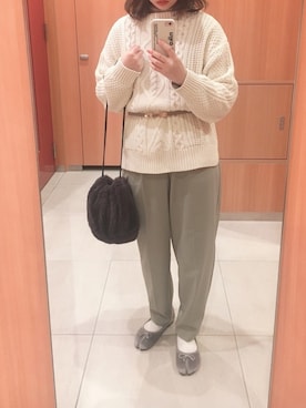 み☺︎さん（レディース・158cm）の冬コーディネート