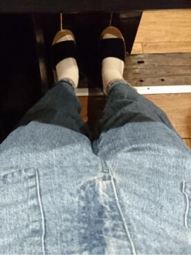 「LOWRYS FARM（ローリーズファーム）のアイテム（デニムパンツ、ブルー系）」を使った、かな えさん（レディース・160cm）の夏コーディネート