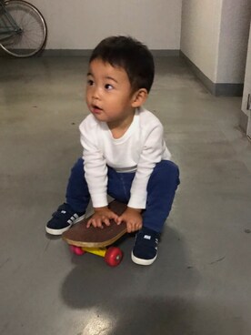 ®️uiさん（キッズ・90cm）の秋コーディネート