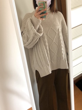 「Jayro（ジャイロ）のアイテム（トップス）」を使った、minamiさん（レディース・155cm）の冬コーディネート