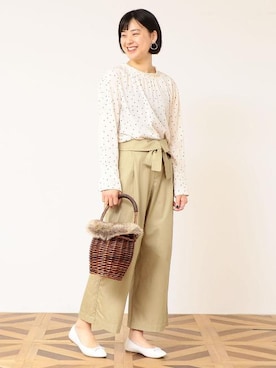 大山 栞さん（レディース・164cm）の春コーディネート