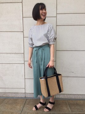 大山 栞さん（レディース・164cm）の春コーディネート