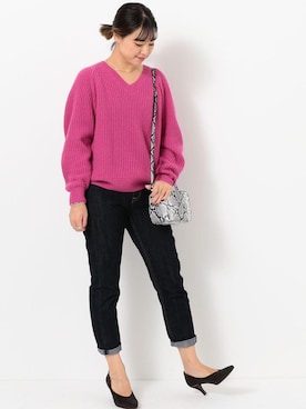 大山 栞さん（レディース・164cm）の秋コーディネート