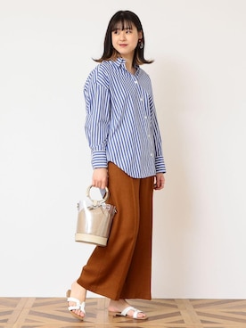 大山 栞さん（レディース・164cm）の冬コーディネート