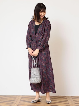 大山 栞さん（レディース・164cm）の冬コーディネート