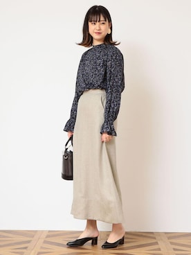 大山 栞さん（レディース・164cm）の冬コーディネート