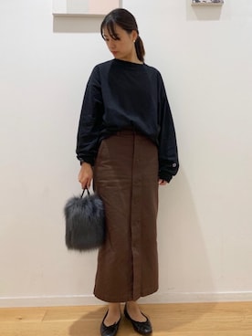 大山 栞さん(レディース・164cm)の秋コーディネート