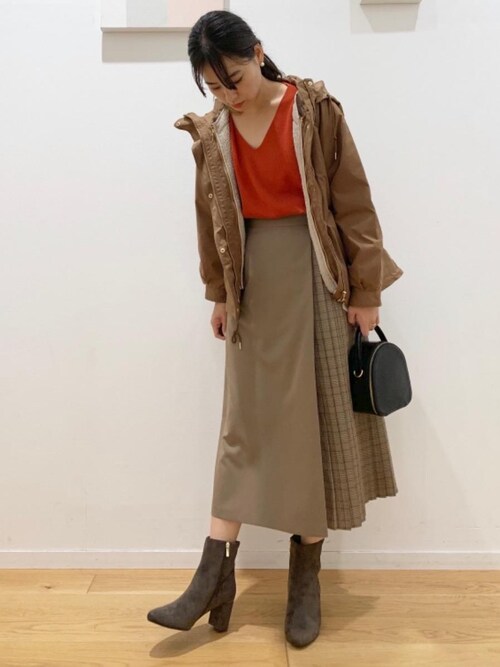 極美品♡グリーンレーベルリラクシング　SC ハッスイ モッズ コート ロング 美品♡グリーンレーベルリラクシング SC ハッスイ モッズ コート