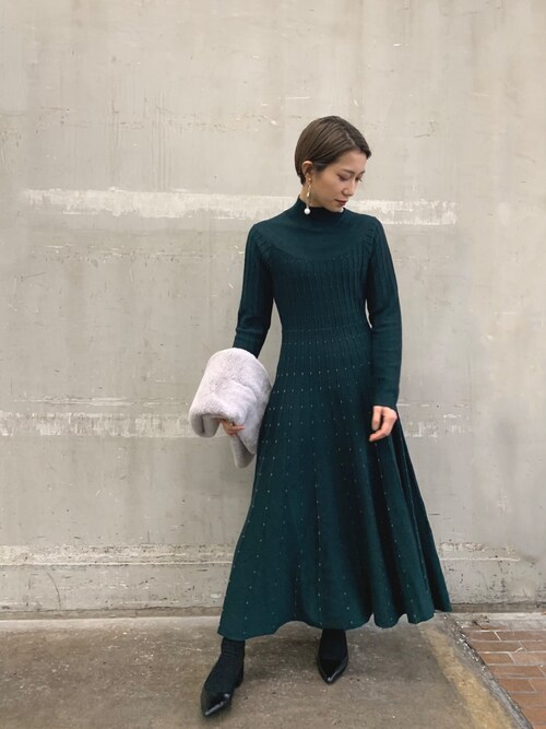 植木綾夏 Staff Lagunamoon Lagunamoonのワンピースを使ったコーディネート Wear