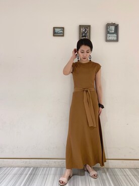 ワンピースを使った キャメル のコーディネート一覧 Wear
